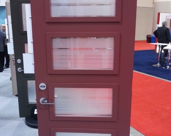 Steel Entry Door with 4 Glass Inserts Toronto