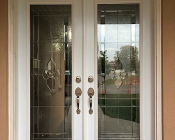 Steel Entry Double Door with Full Size Glass