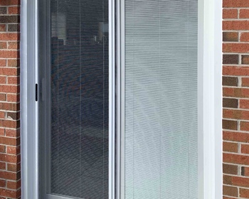 Sliding Door with Miniblinds