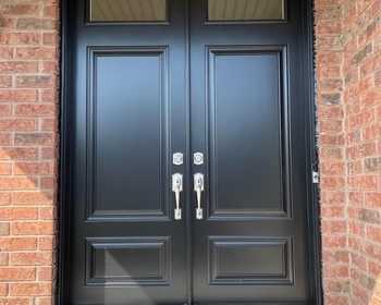 8'-high-steel-black-double-door-with-small-glass_8299.JPG