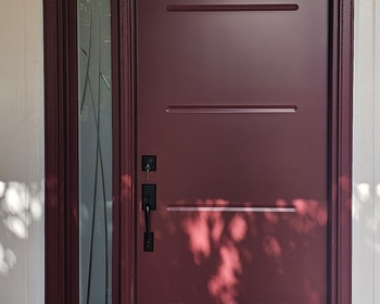 Vog door wih Alys sidelite, Burgundy color.JPG