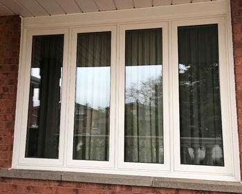 Casement Vinyl Window 4 sections
