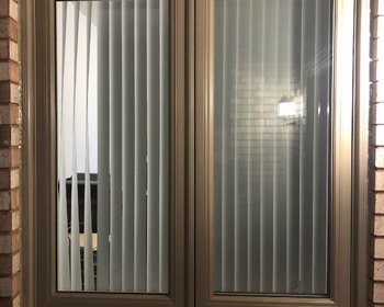 Casement Vinyl Window Beige Oakville