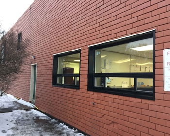 Commercial Vinyl Windows Black