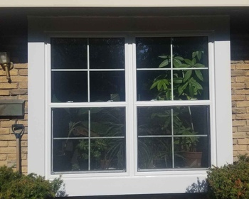 Double Hung Sliding Window with Grills