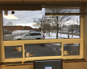 New Vinyl Window Inside View
