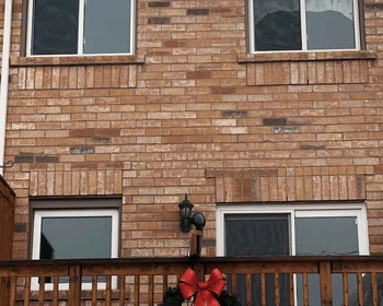 Sliding White Windows Brown Capping Mississauga