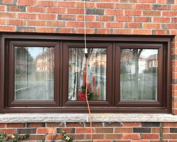 Triple Casement Window Brown Retrofit Toronto