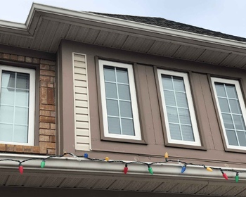 White Windows Colored Capping Box Grills Toronto