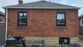 Retrofit installation of Black single hung and single sliders in windows in East York.jpg