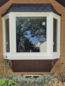 Bay window exterior view