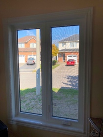 Fixed+Casement Combination inside view in Richmond Hill