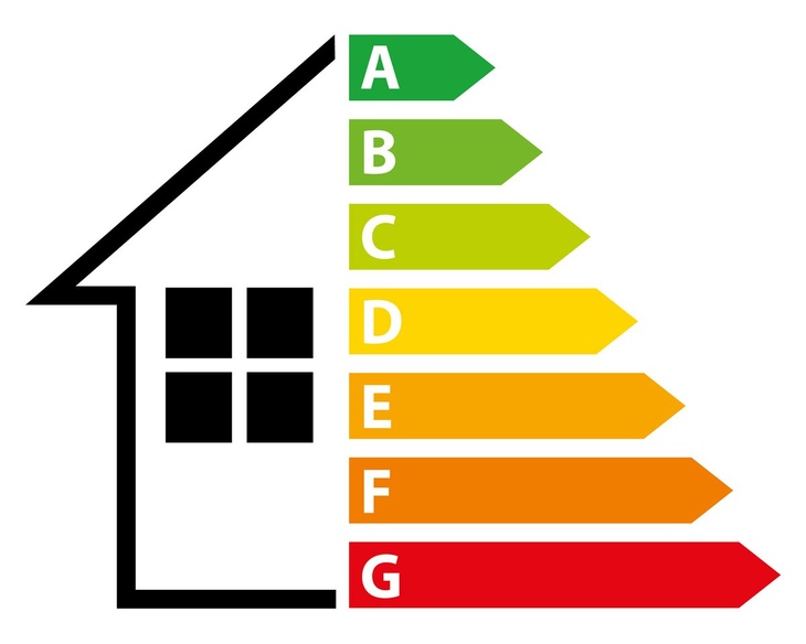Energy efficiency rating graph showing performance of argon gas windows