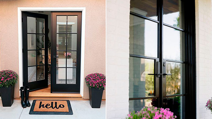 Black French Doors Give Your Home Distinctive Look