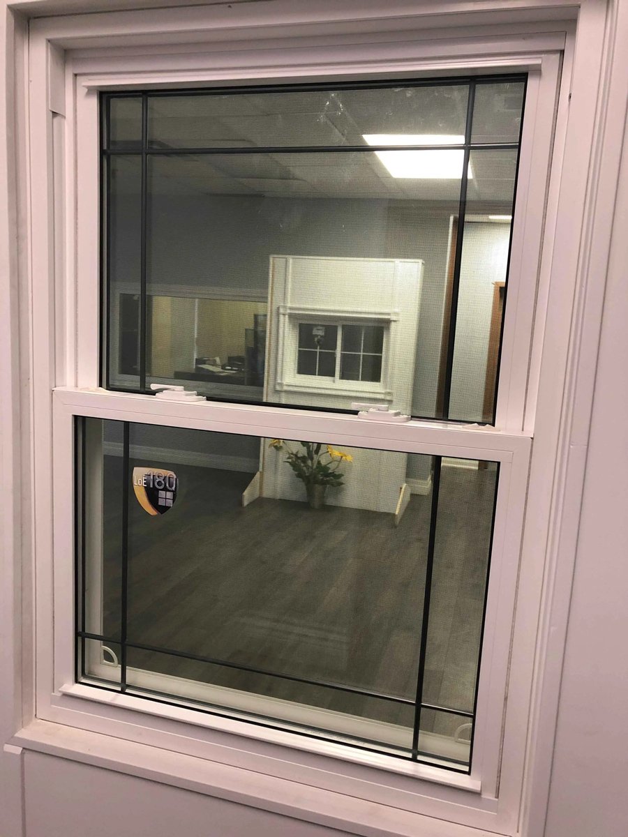 Double-hung replacement windows in traditional Toronto home interior