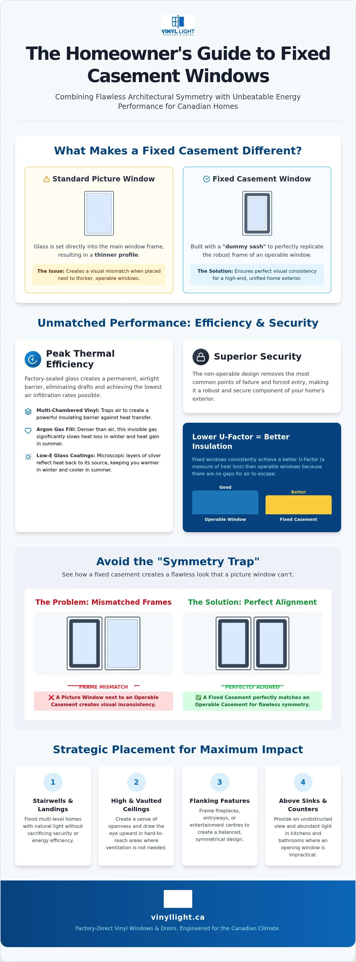 Fixed casement windows Fixed casement windows
